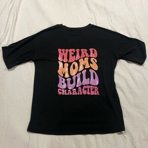 Black mom colorful t shirt